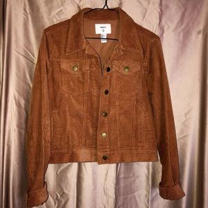 Forever21 Camel cropped corduroy Jacket